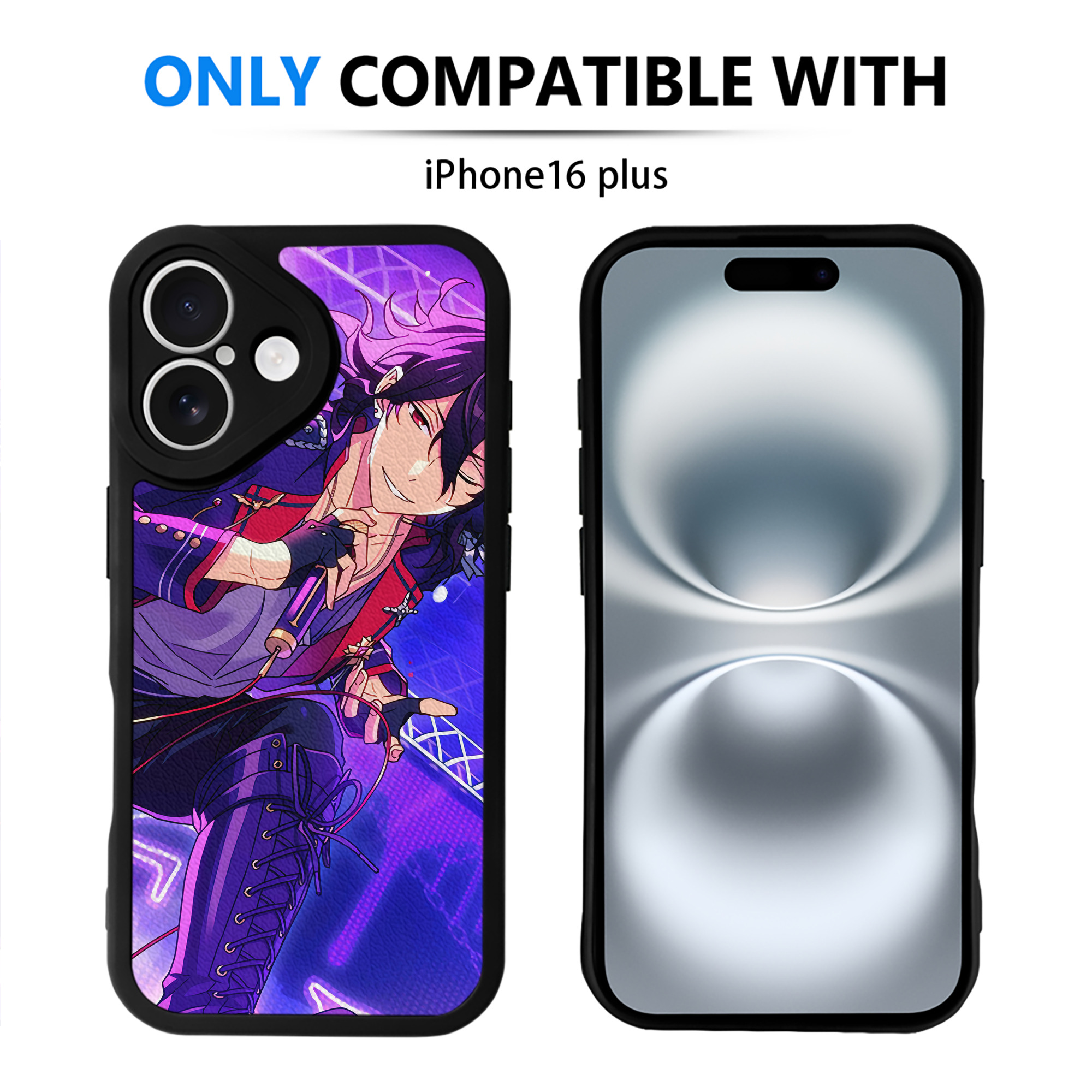（画像用） あんさんぶるスターズ! Ensemble Stars 【iPhone 16シリーズ対応】シリコンスマホケース（レザー調） 材質：シリコン